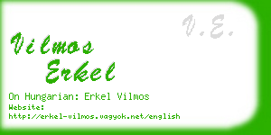 vilmos erkel business card